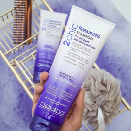 Giovanni 2chic Repairing Shampoo Blackberry & Coconut Milk 8.5 oz