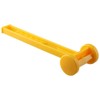 Yellow Camping Hammer, Portable Double-Faced Plastic Tent Stake Peg Mallet