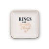 Rings & Sparkly Things Ceramic Trinket Tray Sentimental Gift Idea