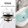 Uxoz Bathtub Drain Stopper, Tub Stopper/Bathtub Plug for Tip Toe/Trip