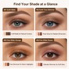 3 Color Eyeshadow Stick, Cream Set of 4, Lightweight Natural