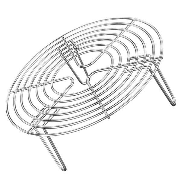 Hemoton Round Cooking Cooling Racks Stainless Steel Round Rack for