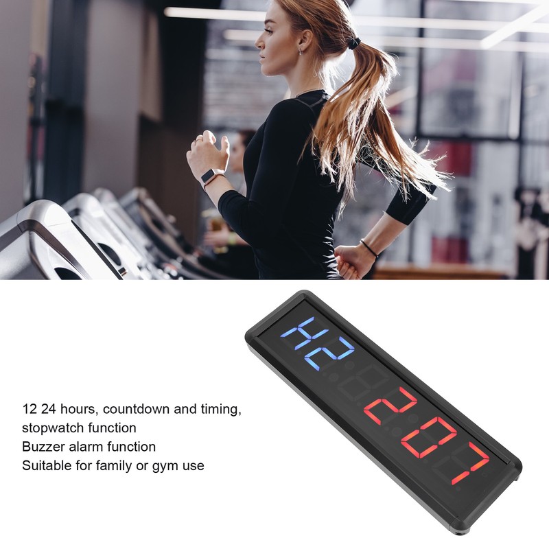 1.8in LED Digital Timer with Remote Control Countdown Interval Clock