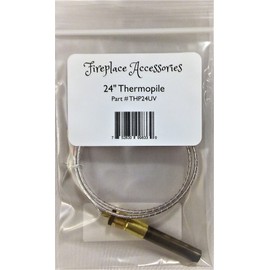 24" Gas Fireplace Thermopile Thermogenerator with Armored Wire Leads