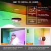 Rechargeable Puck Lights with Remote Control,2000mAh High Capacity Battery Operated