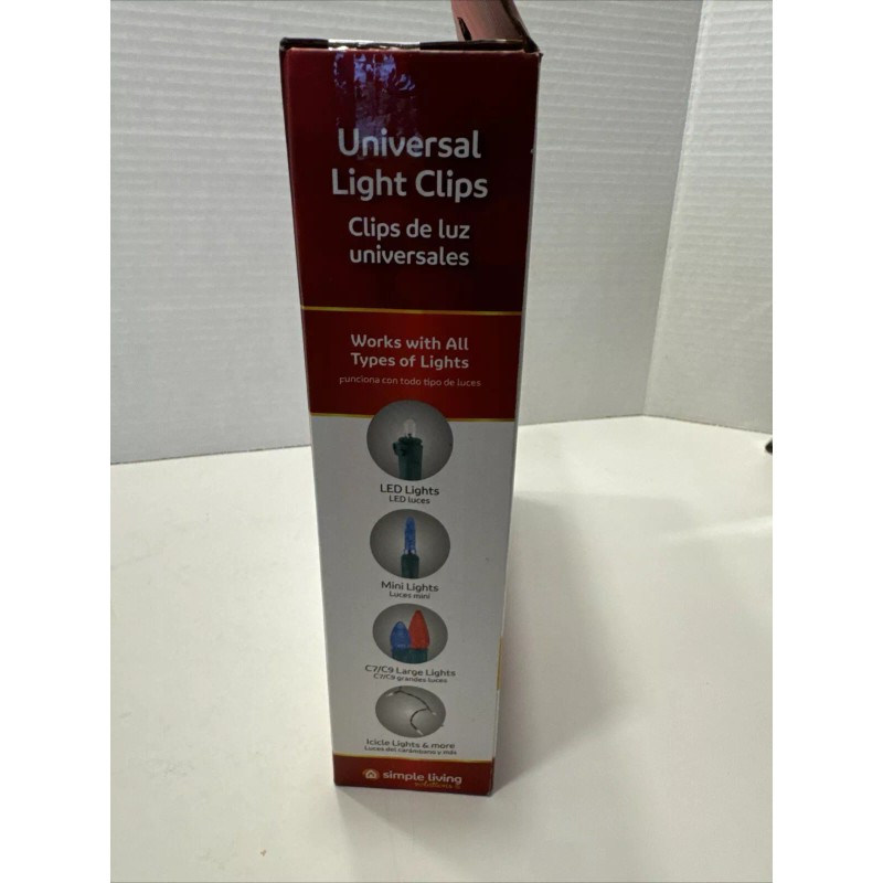 Simple Living Universal Light Hanger Clips Gutters Shingles Tile 100