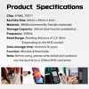 10pcs RFID Key Fobs 125khz RFID Writable T5577 fob tag