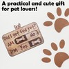 Dog Feeding Tracker-AM PM 2-Meal Wooden Fridge Magnets - Dog