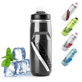 ROCKBROS Water Bottle 620 ml Leak-Proof Sports Bottle Road Bike Mountain Insulated Bottle Sports Outdoor Drinking Bottle Squeezable Water Bottle