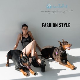 JanToPet Dog Chain Collar Stainless Steel Adjustable Walking Collar Metal Cuban Link Dog Collar Chew Proof Triple Row Chain Dog Collar for Large Small Medium Dogs(3 Row,S)