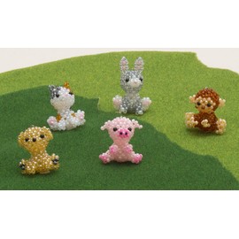 TOHO Beads Kit, Bead Mascot, Sitting Animal Series, Rabbit, MK2