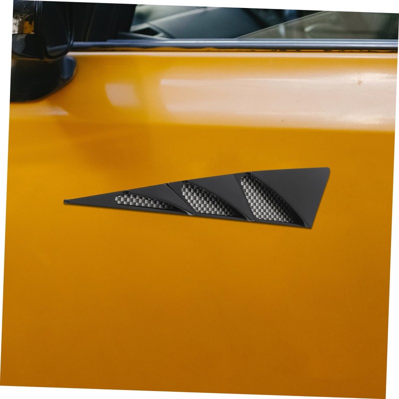 ABOOFAN 1Pair Car Hood Vent Scoop Covers Enhance Airflow Cooling