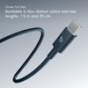 Beats USB-C to USB-C Woven Cable Fast Charging Durable/Tangle-Free Compatible