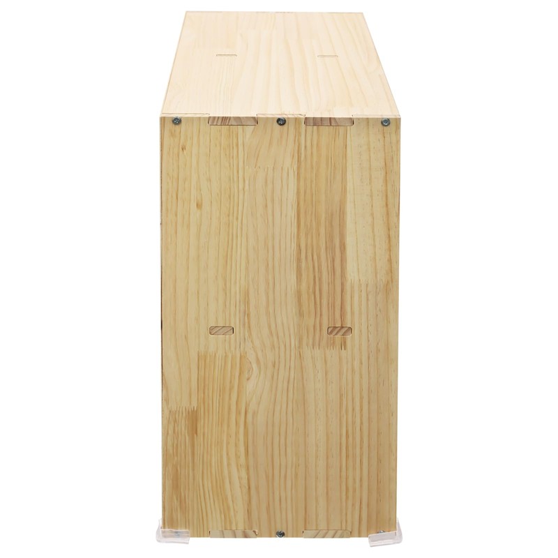 Cube Storage Bookshelf Wooden Storage Open Bookshelf, Multipurpose Display Storage