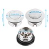Fuel Tank Cover Push Type CNC Aluminum Alloy Oil Filler
