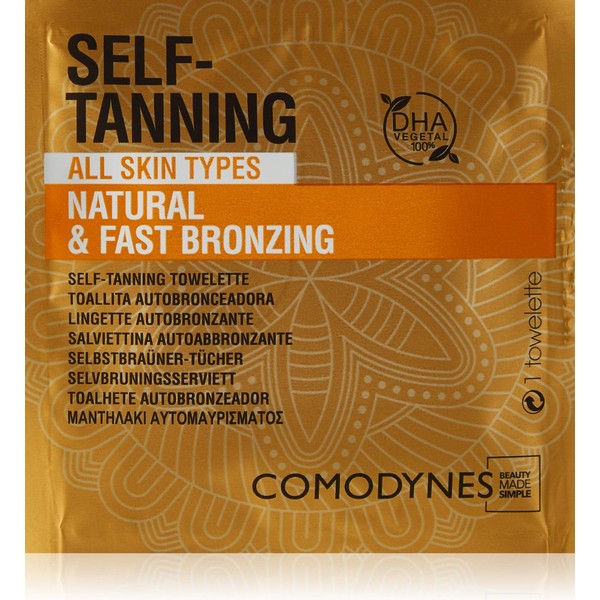 Comodynes Self-Tanning Towelettes for Face & Body-8 ct