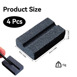 FEZTGVOFA 4 Pack Darts Sharpener, Darts V-Sharp Sharpening Stone, DartsS Sharpener Dart Tips Sharpening Tool, Easy Polishing and Deburring, Long Lasting Sharpness, Dart Accessories