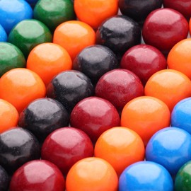 Gumballs for Gumball Machine Refills - 1” Gum Balls - Double Bubble Gumballs Bulk Pack 1.7 LB - Mouth Coloring Chewing Gum for Kids - Assorted Flavors - Bubbel Gum for Kids