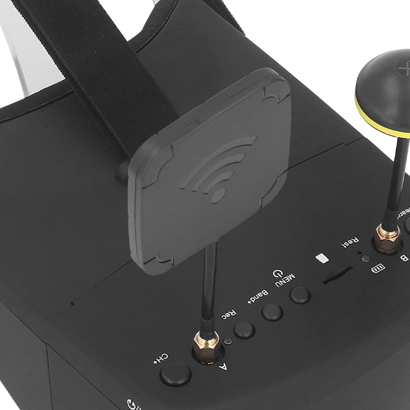 EV800D FPV Goggles with DVR 40CH 5 Inch 800x480 Resolution