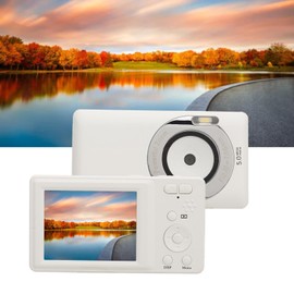 Compact Digital Camera, FHD 4K Cameras for Photography, 50MP Digital Point & Shoot Camera for Boys & Girls Beginners, 16X Digital Zoom, Autofocus, Automatic Beauty Face