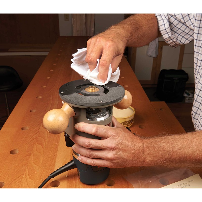 WOODRIVER Router Baseplate for Bosch 1617 Fixed Base