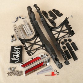 XFMT Complete One Touch Latch Saddlebags Lids Hardware Cover Compatible with Harley-Davidson Touring FLT, FLHT, FLHTCU, FLHRC, Road King, Street Glide, Electra Glide, Ultra-Classic 2014-2019