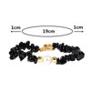 MILAKOO Chip Bracelet with Real Pearls for Women Natural Gemstone