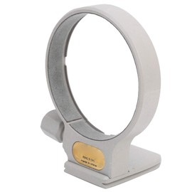 Eulbevoli Metal Tripod Mount Collar Ring, Wearable Soft Interior Tripod Lens Support Gray Aluminum Alloy for Canon 70‑200mm F2.8 Lens