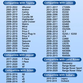 Cabin Air Filter With Activated Carbon For Lexus RX350 ES350 GX460 CT200h GS350 RX450h NX300 GS460 HS250h IS350 LS460 LX570 NX200t 2010 2011 2012 2013 2014 2015 2016 2017 2018 2019 2020, 87139-52020