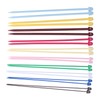 20Pcs Knitting Needles Multicolour Portable 26cm Sweater Needle Plastic Weaving