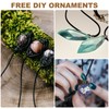 PATIKIL 16"x0.08" Necklace Cord, 20 Pcs Waxed Leather Necklace String