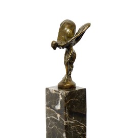 Emily (Spirit of Ecstasy) - Bronze Figure / Radiator Mascot - signed Alfred Stevens