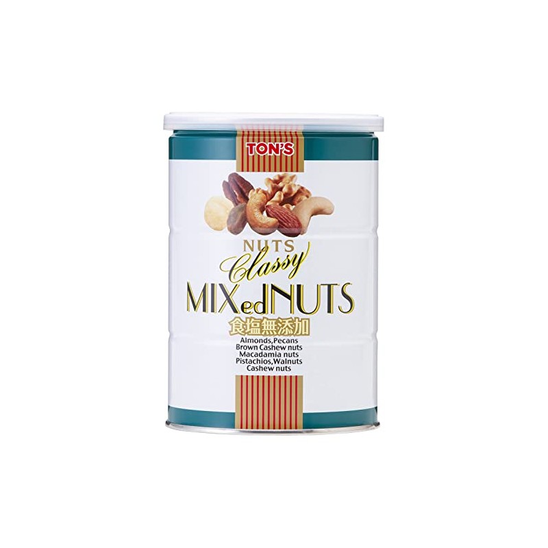 Toyo Nuts Salt Free Classy Mixed Nuts, Can, 12.7 oz