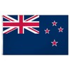 SHATCHI New Zealand All Blacks Kiwi National Flag Cricket Football