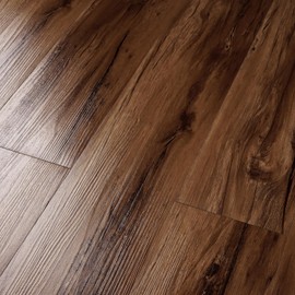 Livelynine Natural Wood Vinyl Flooring Planks 18-Pack 6x36 Sticky Floor Tiles Peel and Stick Waterproof Laminate Vinyl Plank Flooring for Basement RV Camper Bathroom Kitchen Floor Tile Stickers