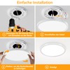 Taipow 18 W 2448 LM LED Ceiling Light Flat, 3000