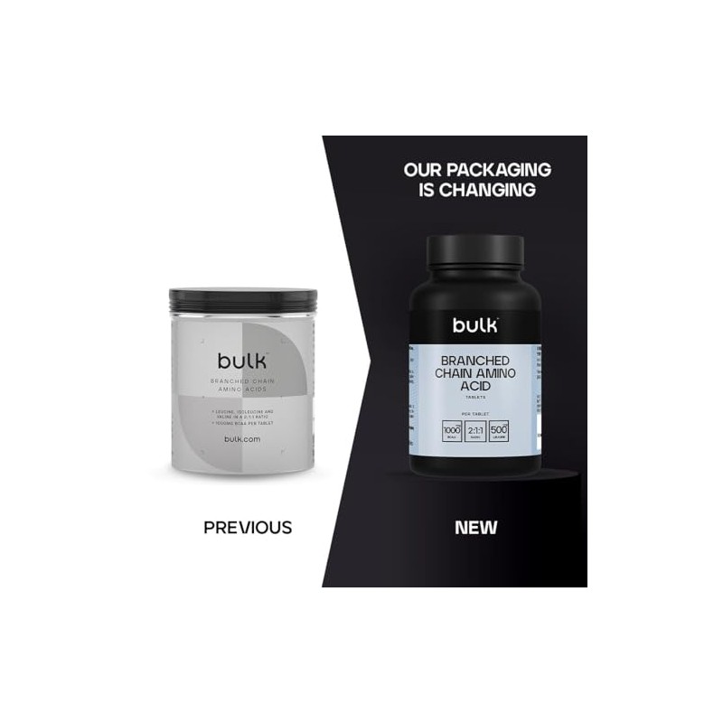 Bulk Pure Branched Chain Amino Acid (BCAA) Tablets, 1000 mg,