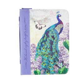 "Divinity Boutique Bible Business Report Cover (25738) | Fits Bibles up to 9" X 6.25" X 1.25", Peacock, Large