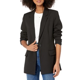 The Drop Blake Long Blazer, Black, XL