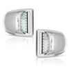 Bestview License Plate Lights for Chevy Silverado GMC Sierra Chrome