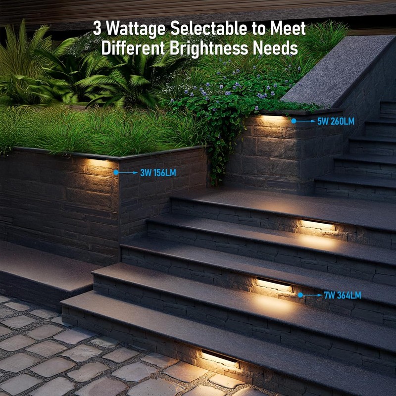 LEONLITE 12 Inch LED Hardscape Lighting, Update Retaining Wall Light,