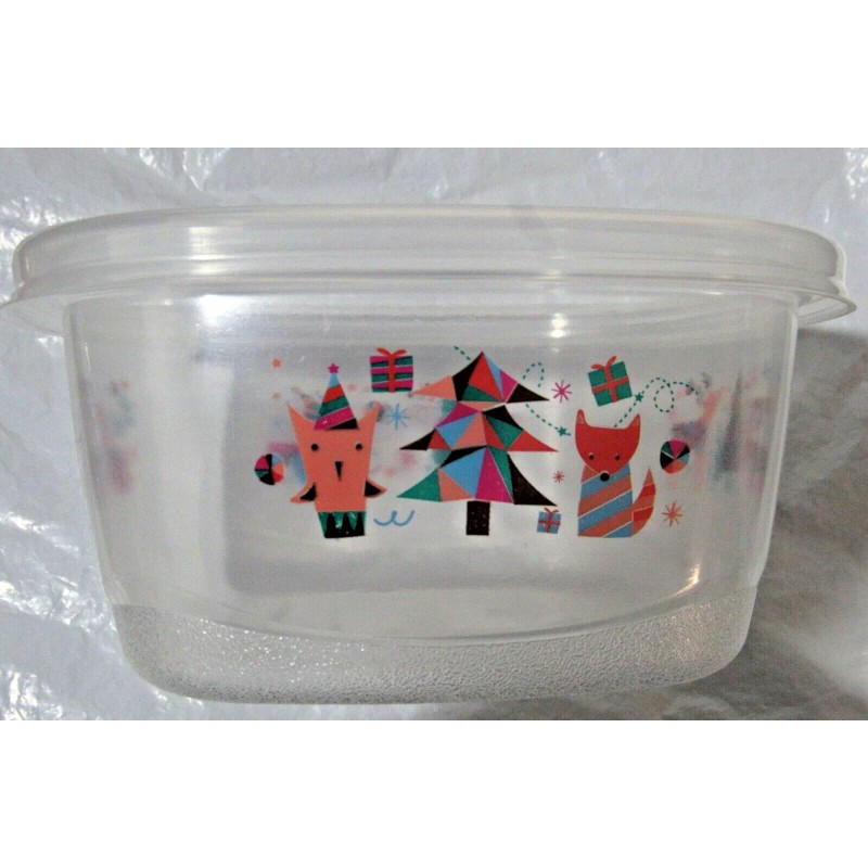Glad GLAD Limited Edition Christmas Holiday Plastic Storage Container 2
