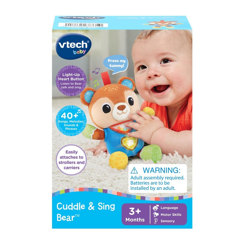 VTech Baby Cuddle and Sing Bear Stroller Crib Toy