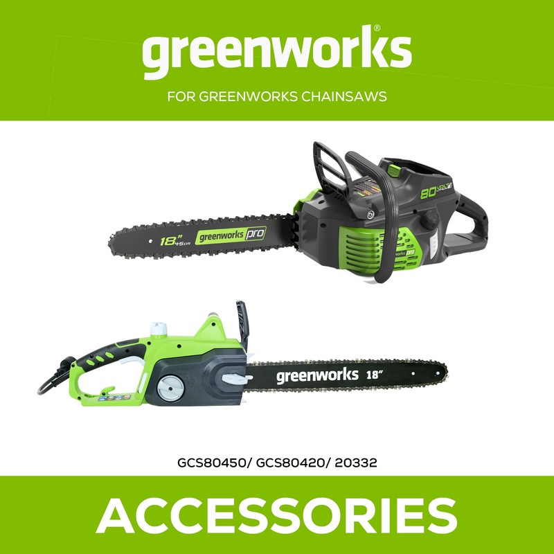 GreenWorks 2904202, Black 18 inches