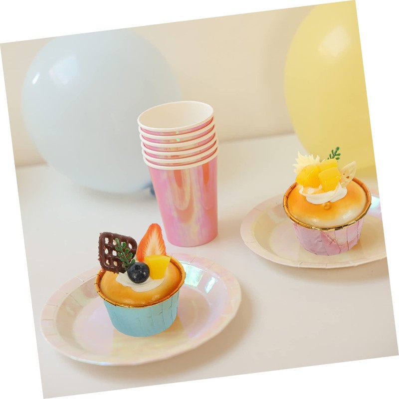 WINOMO 6 Pcs Simulated Food Cupcake Model Food Samples Cupcake