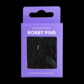 Oz Essentials Bobby Pins - Black