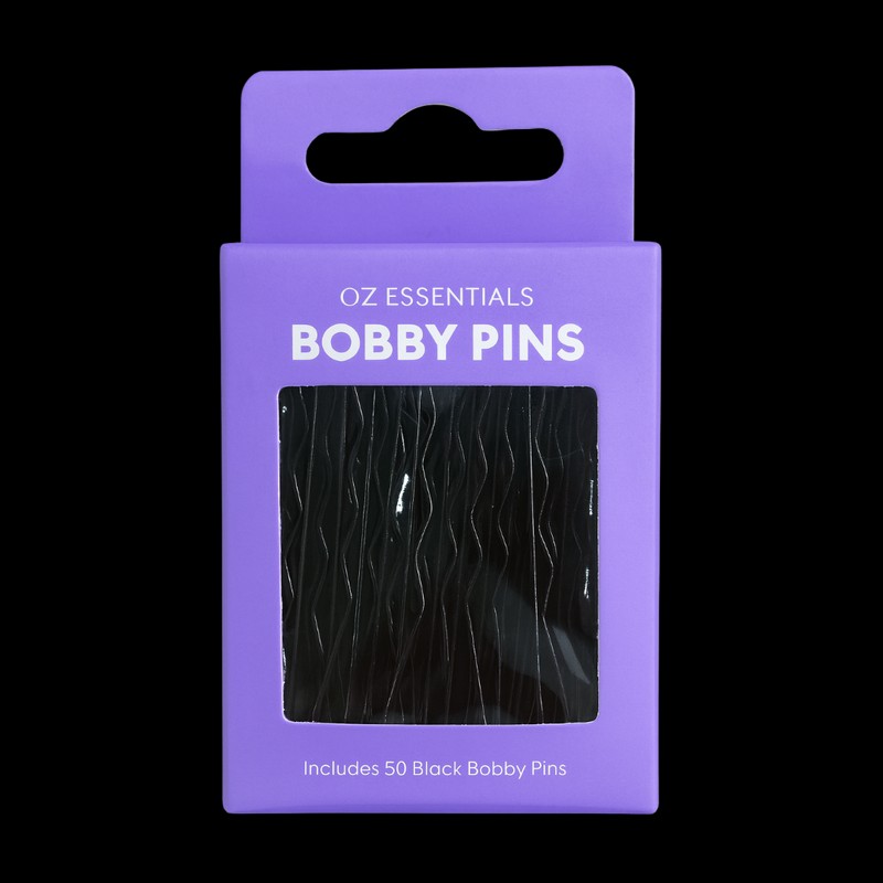 Oz Essentials Bobby Pins - Black