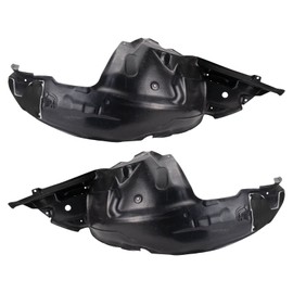 TRQ TRQ Front Inner Fender Liner Set Compatible with 2009-2013 Subaru Forester SU1248118 SU1249118