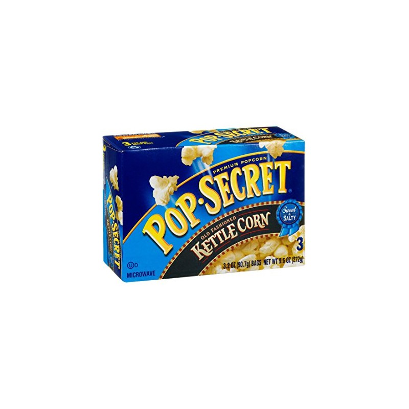 Pop Secret Old Fashioned Kettle Corn Microwave Popcorn 10.5 Oz