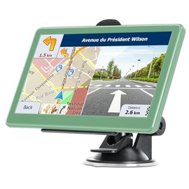 GPS Navigator for Car Truck RV with Two Chargers, Latest 2025 Map 7 inch Touch Screen Car GPS
